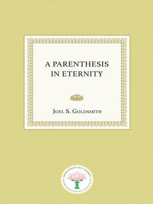 cover image of A Parenthesis in Eternity